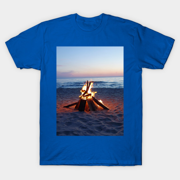 beach campfire by OKUR Creative